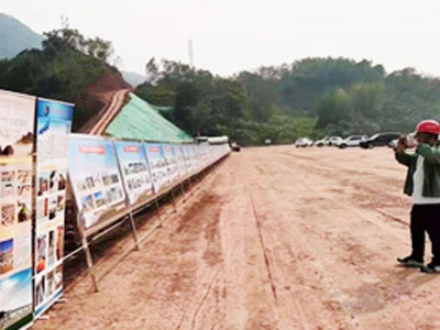 鼎駿塑業(yè)、中鐵北京局樣板性邊坡防護(hù)工程觀(guān)摩會(huì)開(kāi)始了！